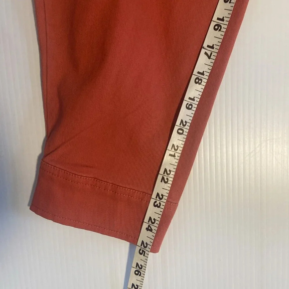 Torrid Women Jacket Size 4 Peach Pink Tencel Denim Chore Pocket Chambray Shacket - Picture 10 of 12